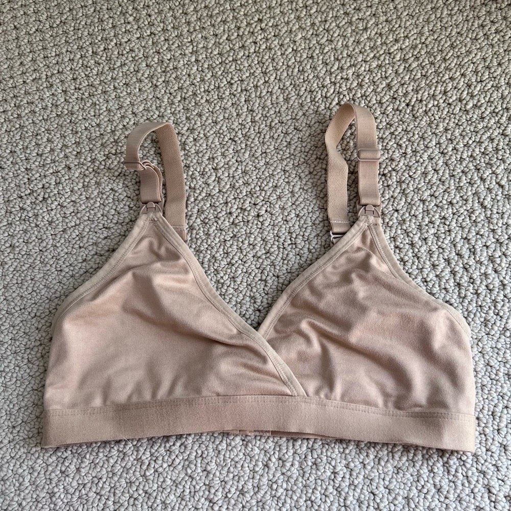 Everyday Comfort Wireless Nursing/Leisure Bra - Nude